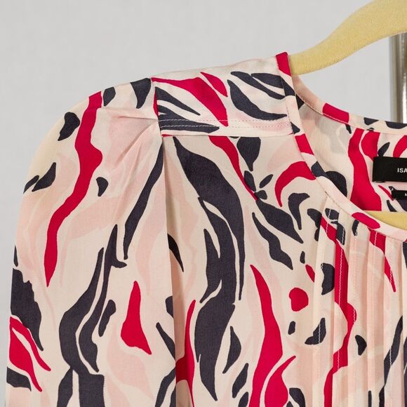 Isabel Marant multicolored blouse size 40 fits S/M - Picture 5 of 16